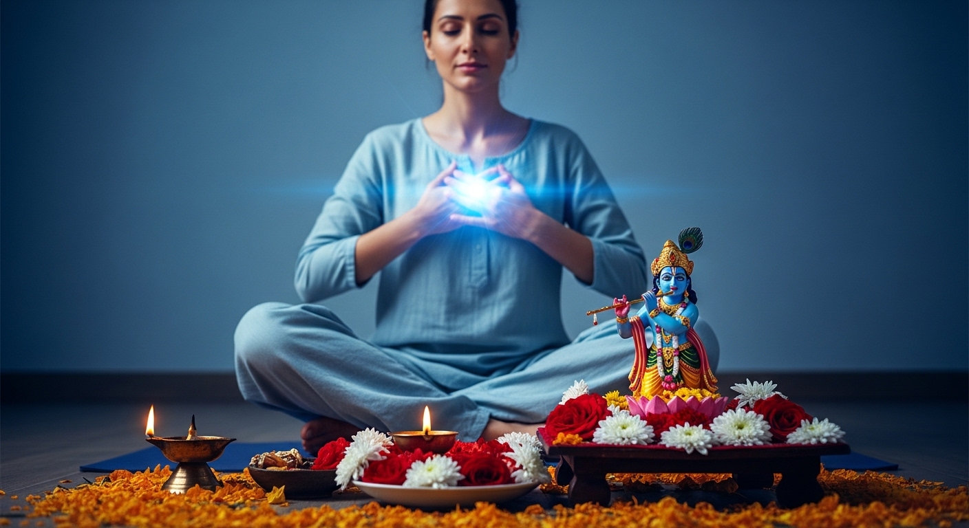 Медитация на образ Кришны — растворение в любви