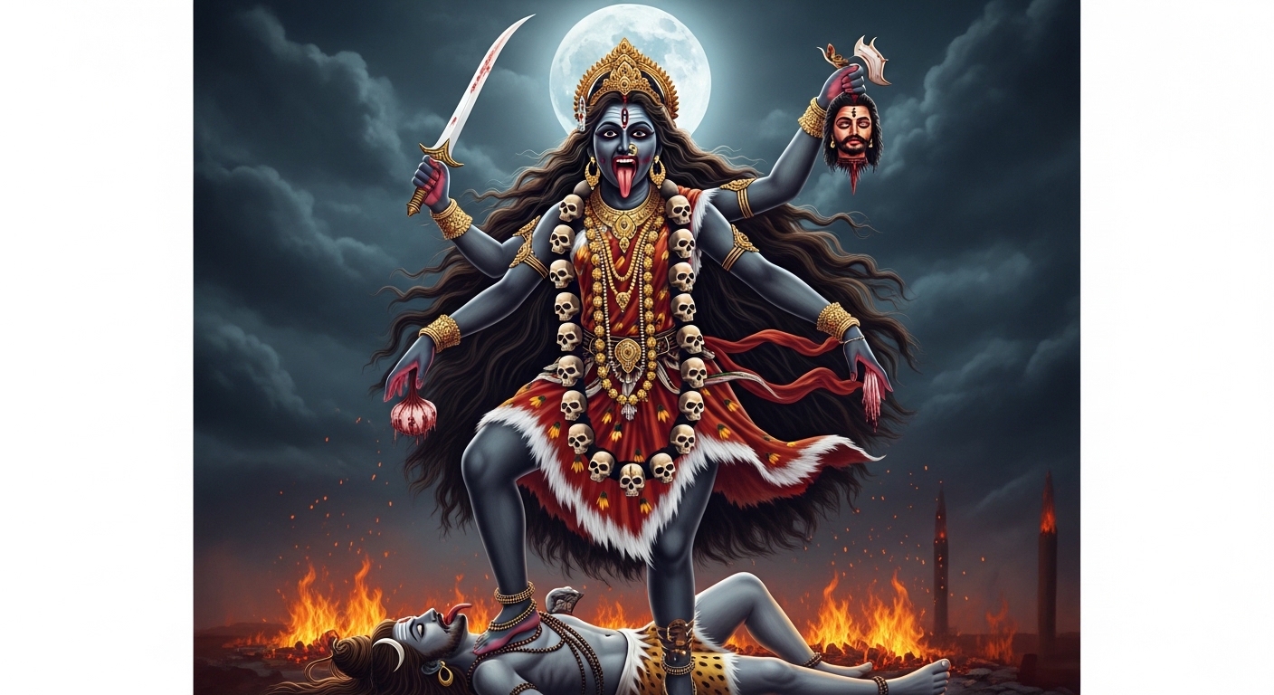 Кали — богиня трансформации и разрушения иллюзий