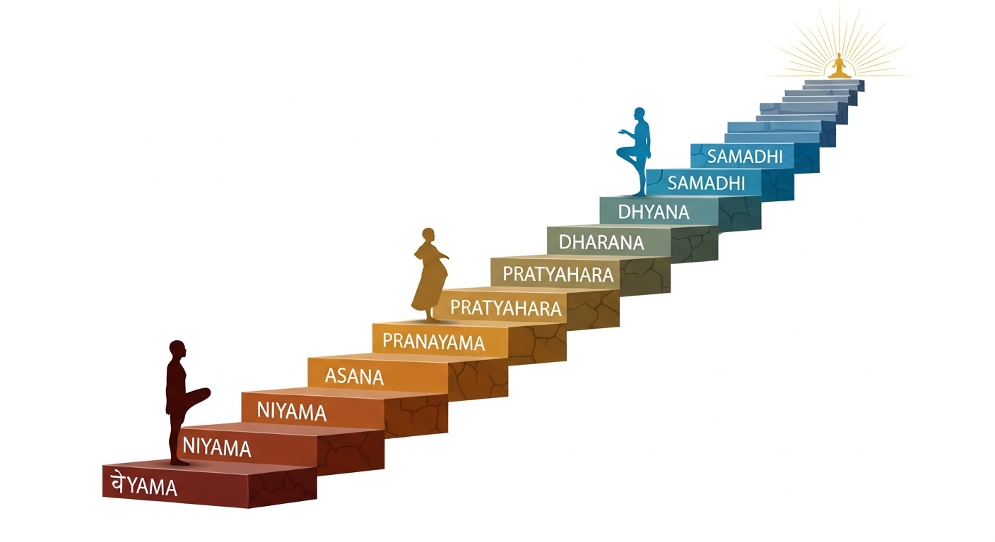 8 ступеней йоги по Патанджали: Аштанга как путь к просветлению